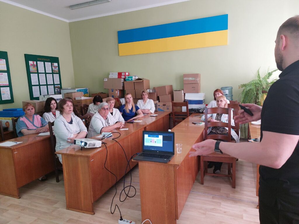 В КНП «Кіцманський центр ПМД» в котре було проведено інформаційне знайомство із новими препаратами для лікування серцево-судинних захворювань